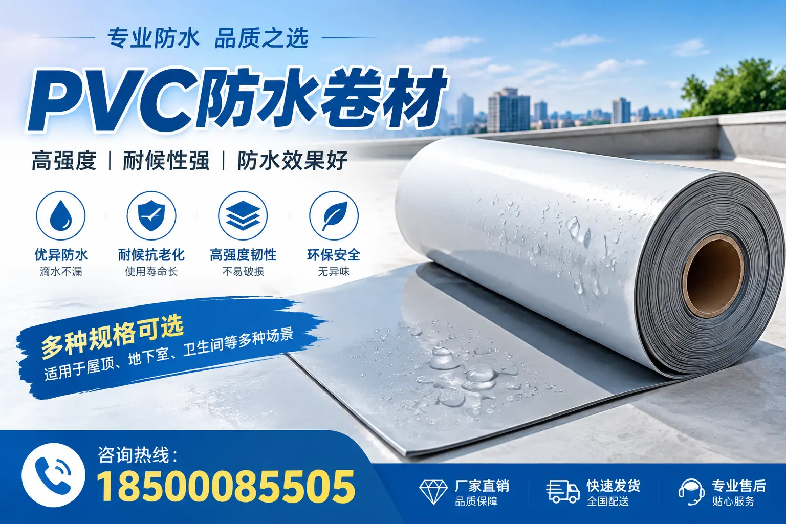 选用PVC防水卷材时需要避开的常见误区,特别是在丽水