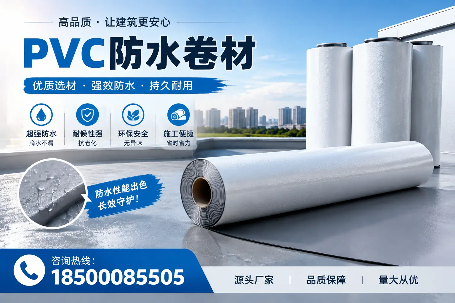 PVC防水卷材施工过程详解，确保在丽水顺利完成项目